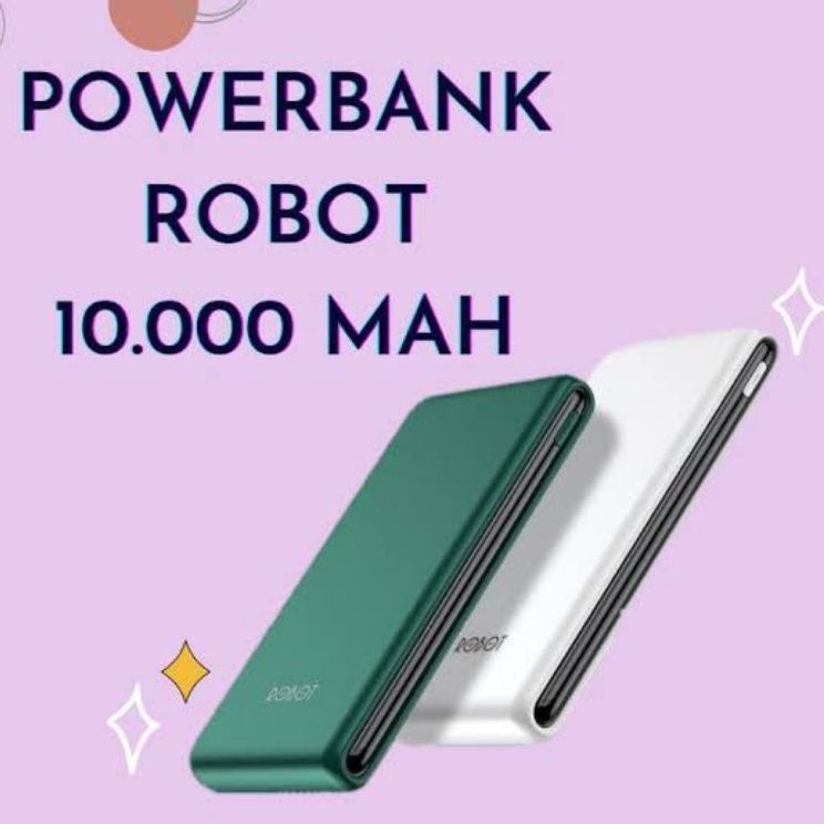 Powerbank 10.000mAh dual input/output RT-180by ROBOT.