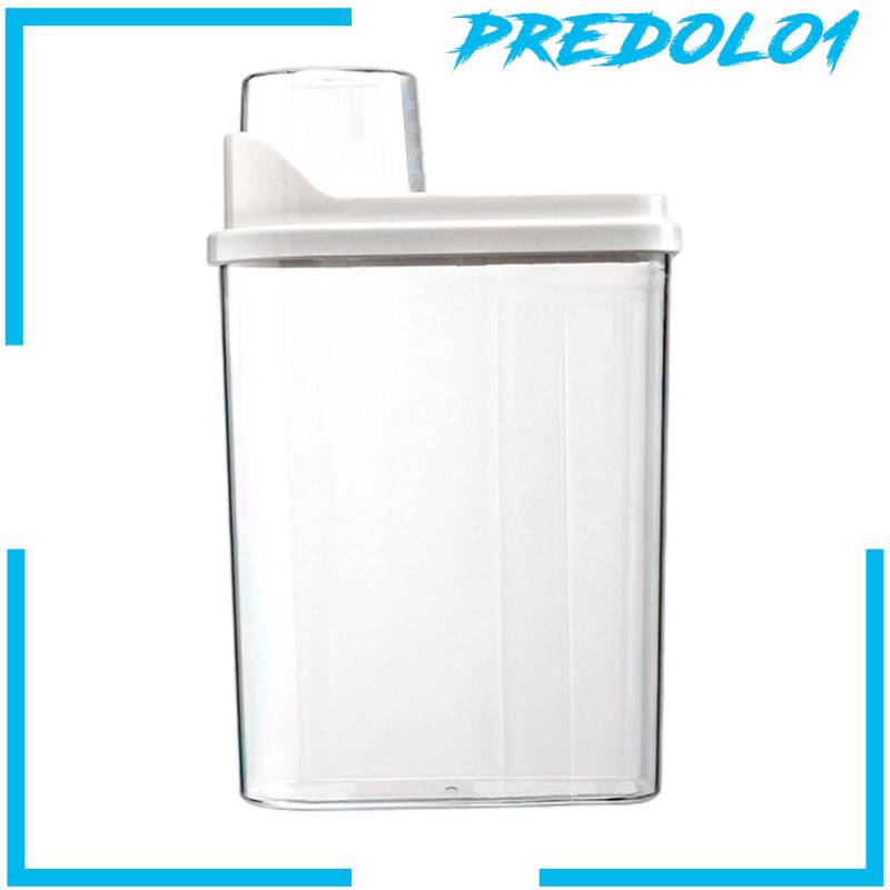 [Predolo1] Wadah Penyimpanan Makanan Anjing Beras Bin Organizer 2.5L Dengan Tutup Food Storage Box