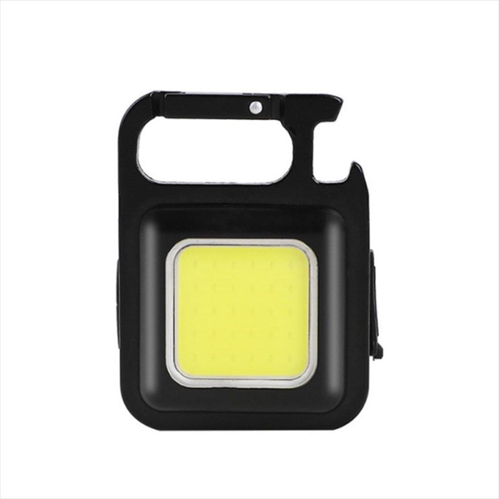 Lampu Mini COB Keychain Light Bahan Besi -Lampu Emergency Mini Cas USB