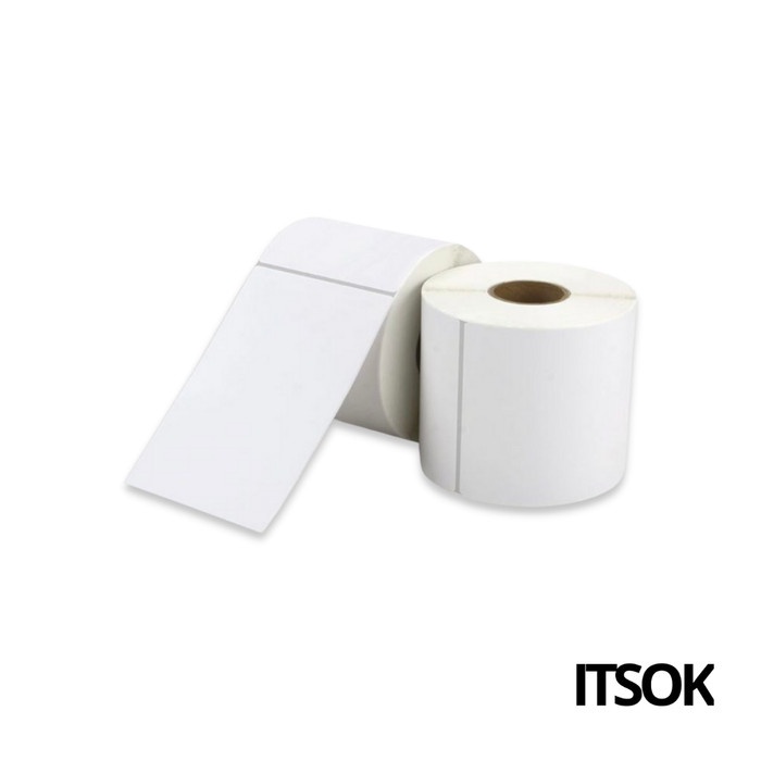 

ITSOK Kertas Thermal Label Barcode 100 x 150 mm ukuran A6 isi 500pcs - THERMAL ISI 500