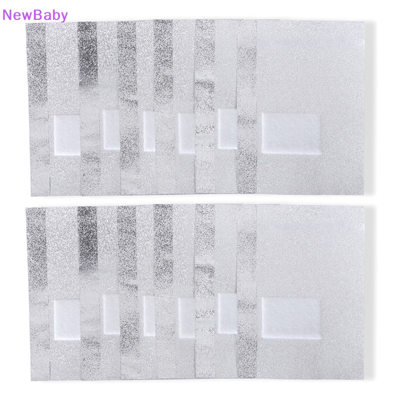 Newbaby 50 /100PCS Aluminium Foil Bungkus Kuku Art Soak Off Gel Remover Manicure Cleaner ID