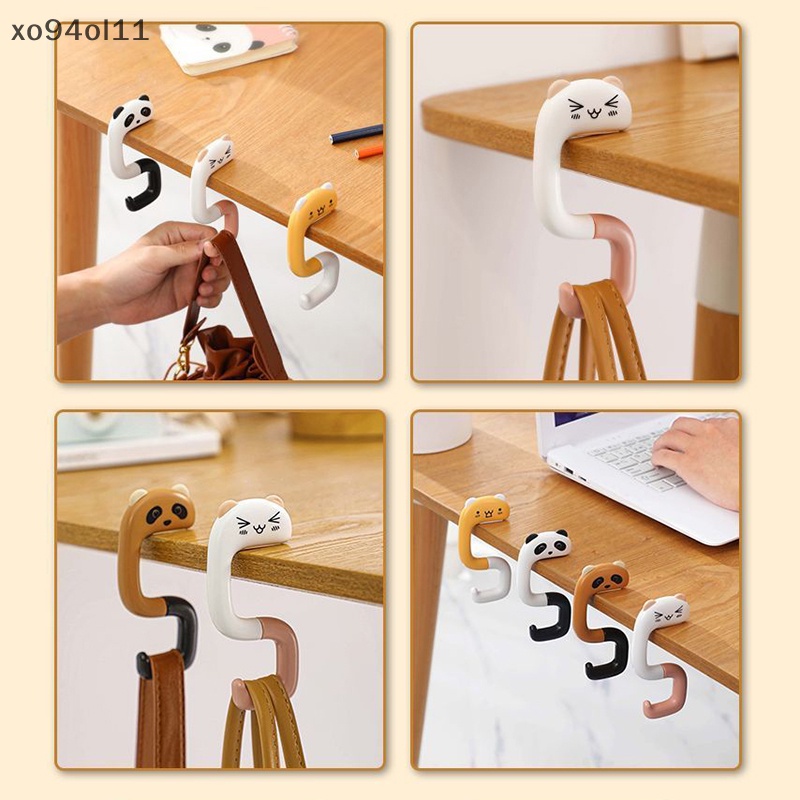 Xo Travel Portable Tas Plastik Lucu Animal Hook Untuk Gantung Hias Meja Dompet Tas Kait Dinding Gantungan Holder Handbag Hanger OL