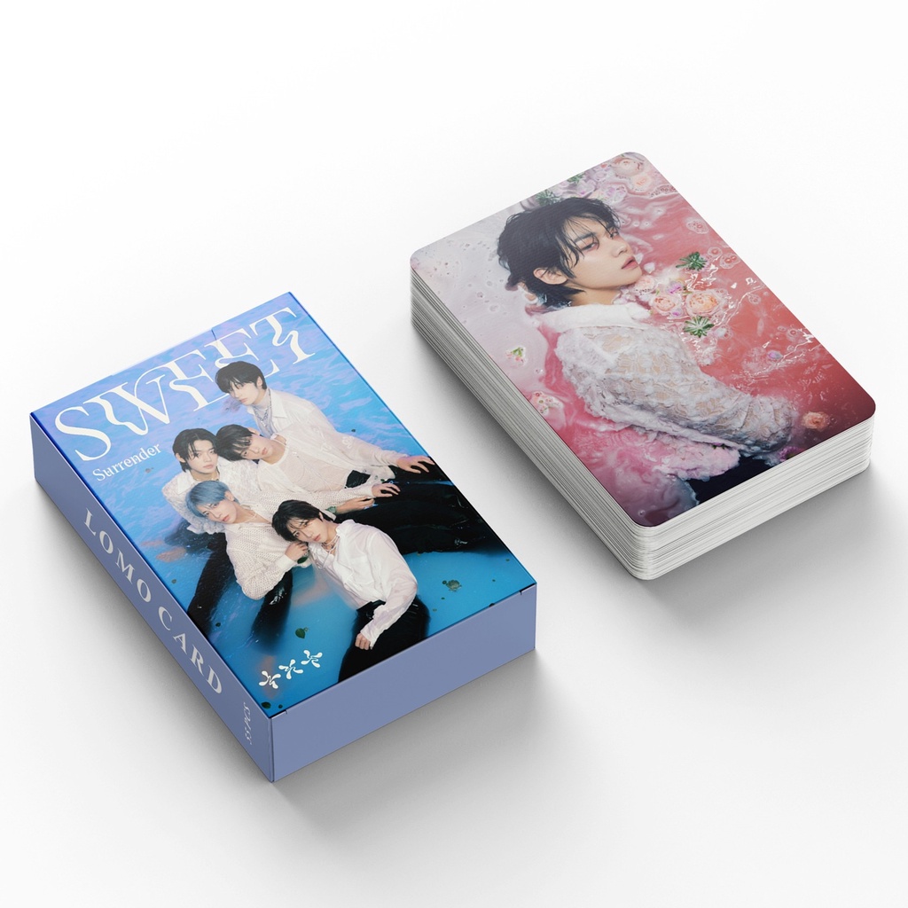 55pcs /box TXT Mini Album SWEET Photocards Pasrah Kartu Lomo Tomorrow X Together Kpop Postcards