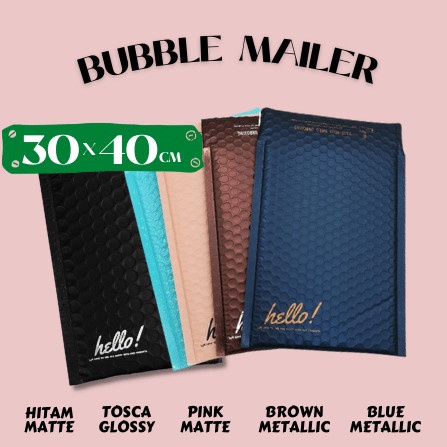 [SC] AMPLOP BUBBLE | BUBBLE MAILER | BUBBLE PACKING RUSFET VARIAN 30X40 - 30CM x 40CM, DARK BROWN