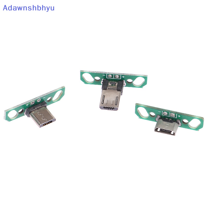 Adhyu Untuk Micro Data Charging Cable Jack Test Board Dengan Pin Header 90derajat Konektor Micro USB Female Male ID