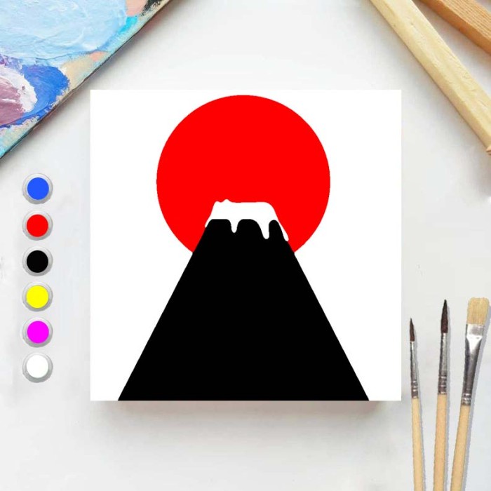 

Paint by number JAPAN SHADOW 20x20 Painting kit/Set Melukis - JAPAN SHADOW
