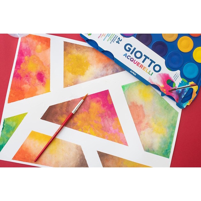 

Cat Air / Giotto Acquerelli Watercolor Set / Giotto Watercolour Paint - 12 COLORS
