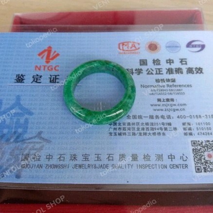 CINCIN GIOK  BURMA FEICUI JADEITE JADE BURMA GR A - BATU GIOK HQ