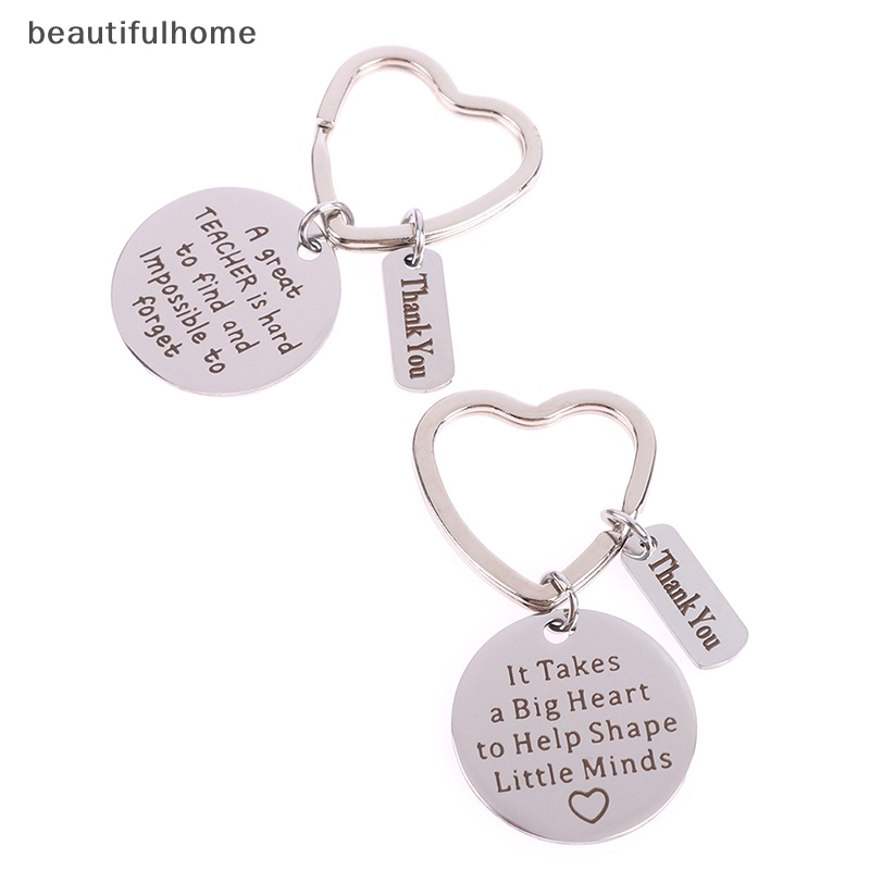 {Cantikhome} 2021hadiah Wisuda Hari Guru Gantungan Kunci Guru It Takes Big Heart Keyring.