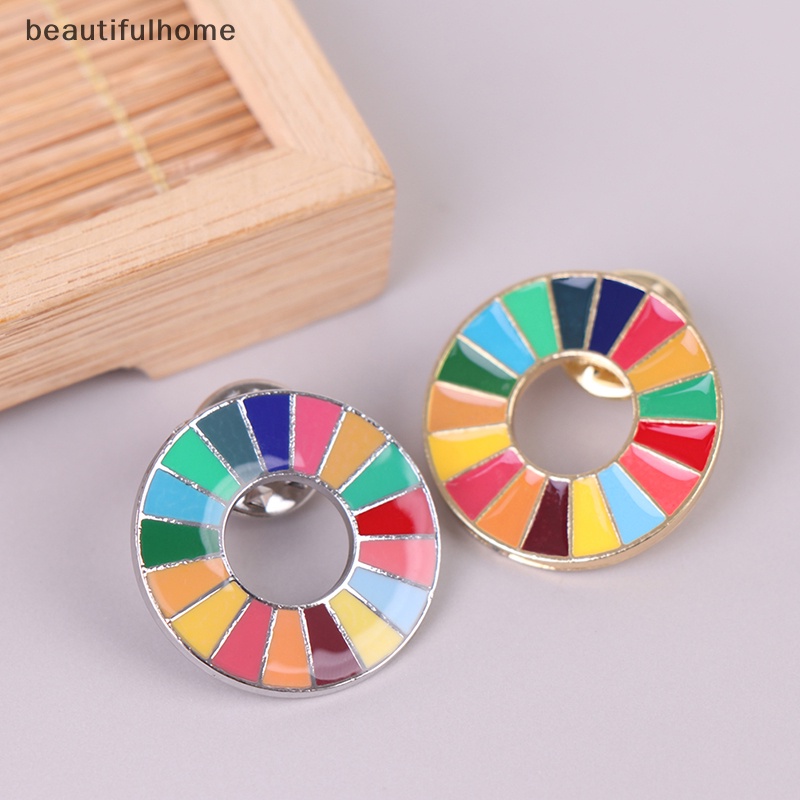 {beautifulhome} Enamal 17warna Bros Gawang Pembangunan Lestari Pin SDGs Pbb.