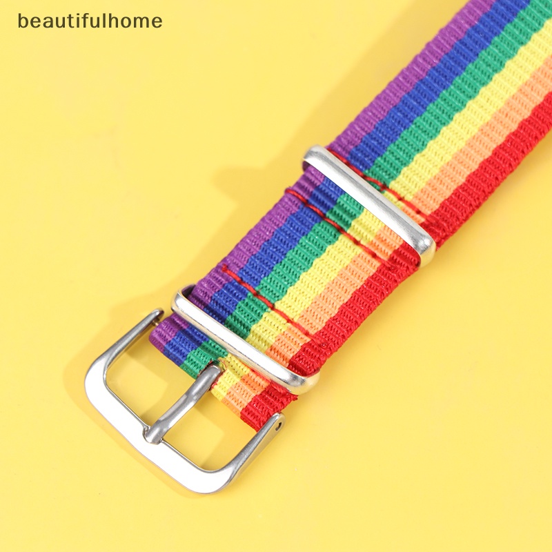 {beautifulhome} 2pcs Rain Lesbians Gays Bisexuals Transgender Anyaman Pasangan Hujan Gelang.