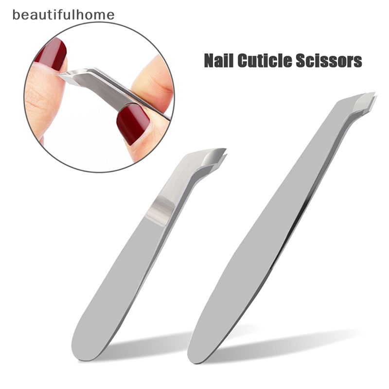 {beautifulhome} Pinset Gunting Kutikula Kuku Kecil Mini Cutter Trimmer Untuk Menghilangkan Kulit Mati.