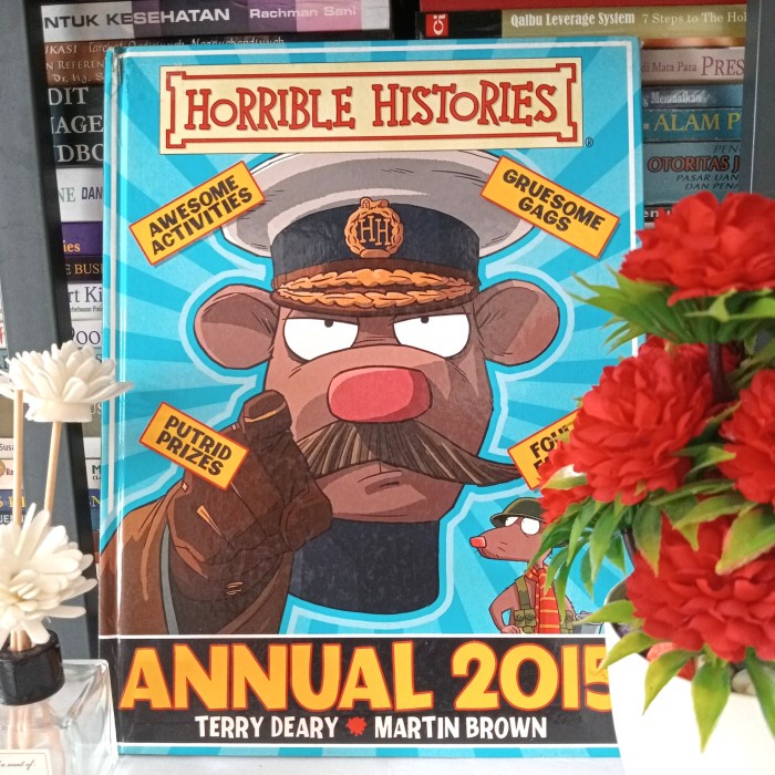 ORIGINAL BUKU ANAK HORRIBLE HISTORIES ANNUAL 2015 DEARY BROWN