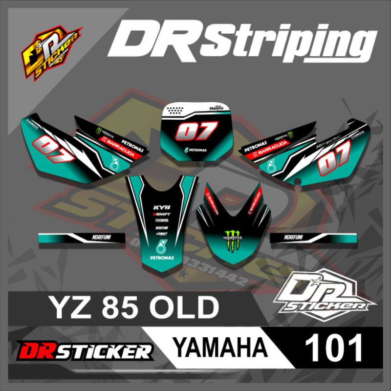 277 Striping semi full YZ 85 Old Petronas / Striping YZ Old