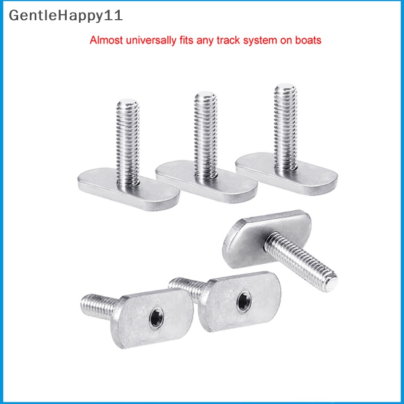 Gentlehappy Drat Rel Kayak/Track M5/M6 Sekrup Mur Baut Slot T Pengganti Gear Bolt id