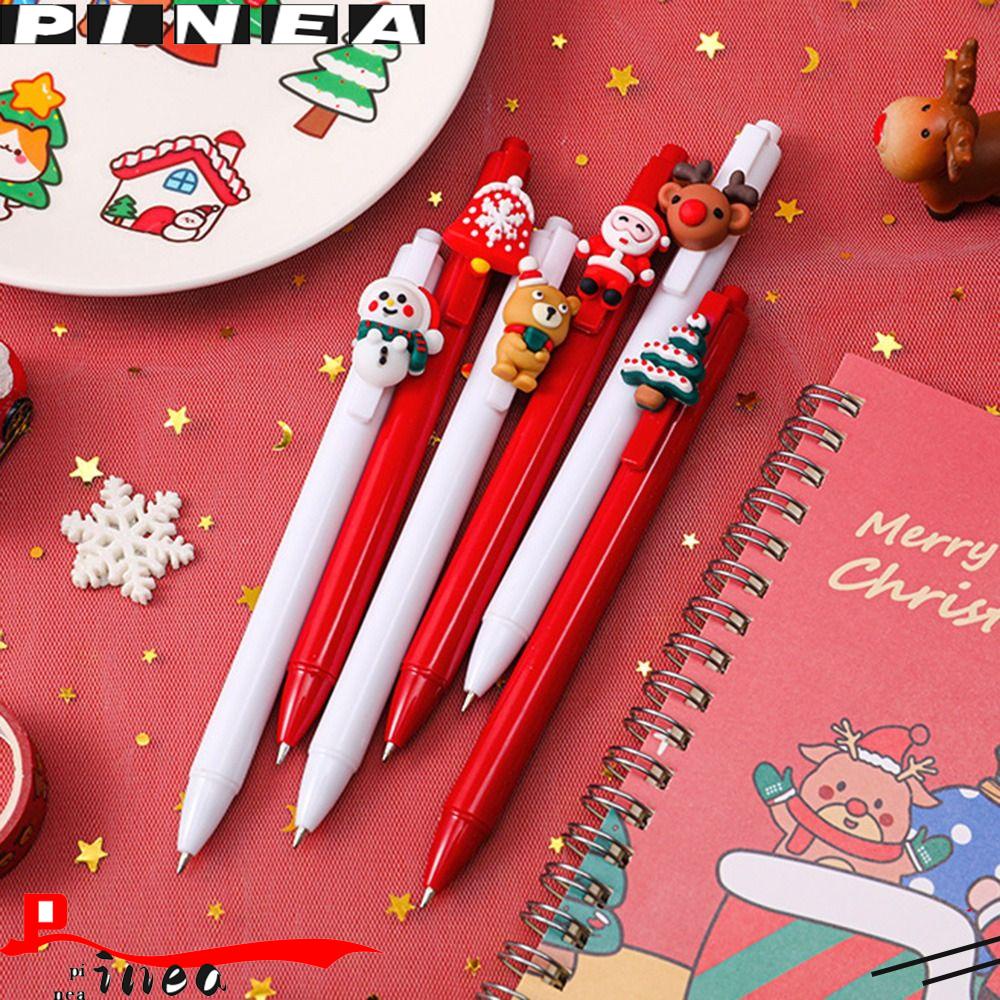 Nanas 6PCS /Set Gel Pen Set Alat Tulis Siswa Tekan Type Signature Pulpen