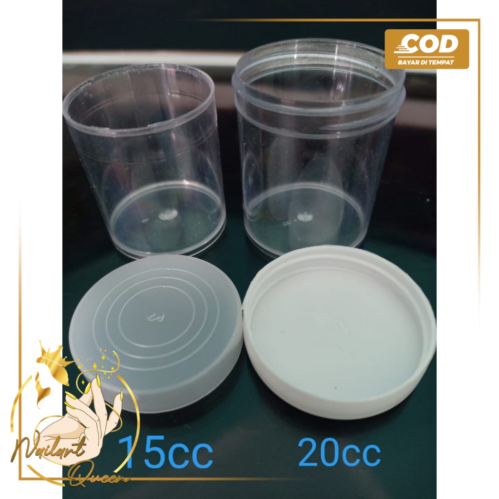 Botol pot plastik / botol slim /kapsul 20cc dan 15 cc