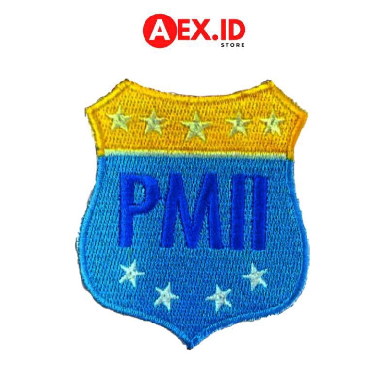 Bordir Bordir Logo PMII  Bordir Nama Jabatan PMII  Atribut PMIIbisa pesan satuan