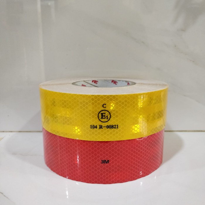 Scotlight / Scotlet / Reflective Sticker / Relektif Stiker / Scotlite - Merah TERMURAH