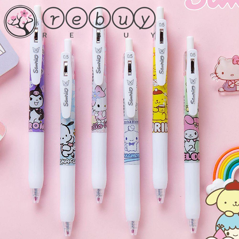 REBUY Rebuy Gel Pen Lucu Kartun Korea Alat Tulis Tinta Hitam Kitty Cepat Kering Siswa Perempuan Bolpoin Bolpoin
