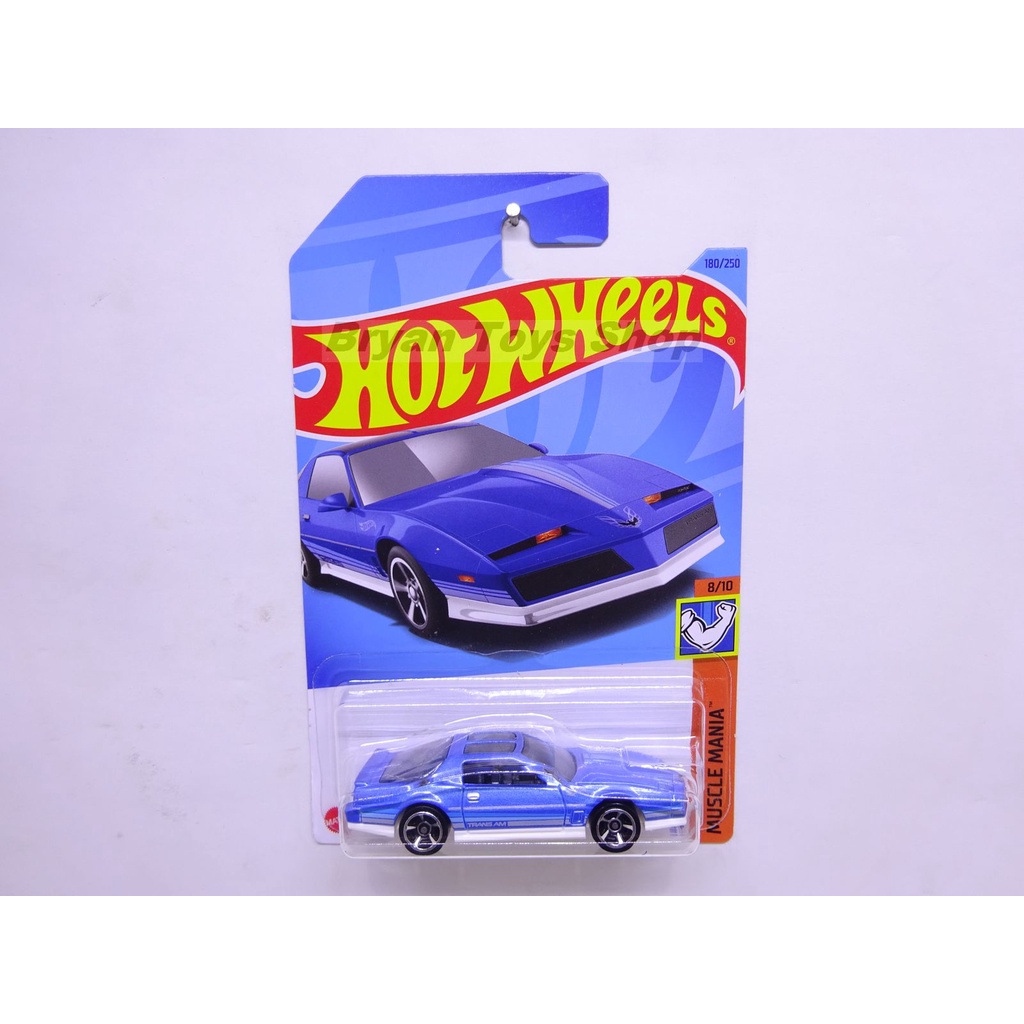 Hot Wheels 84 Pontiac Firebird Biru