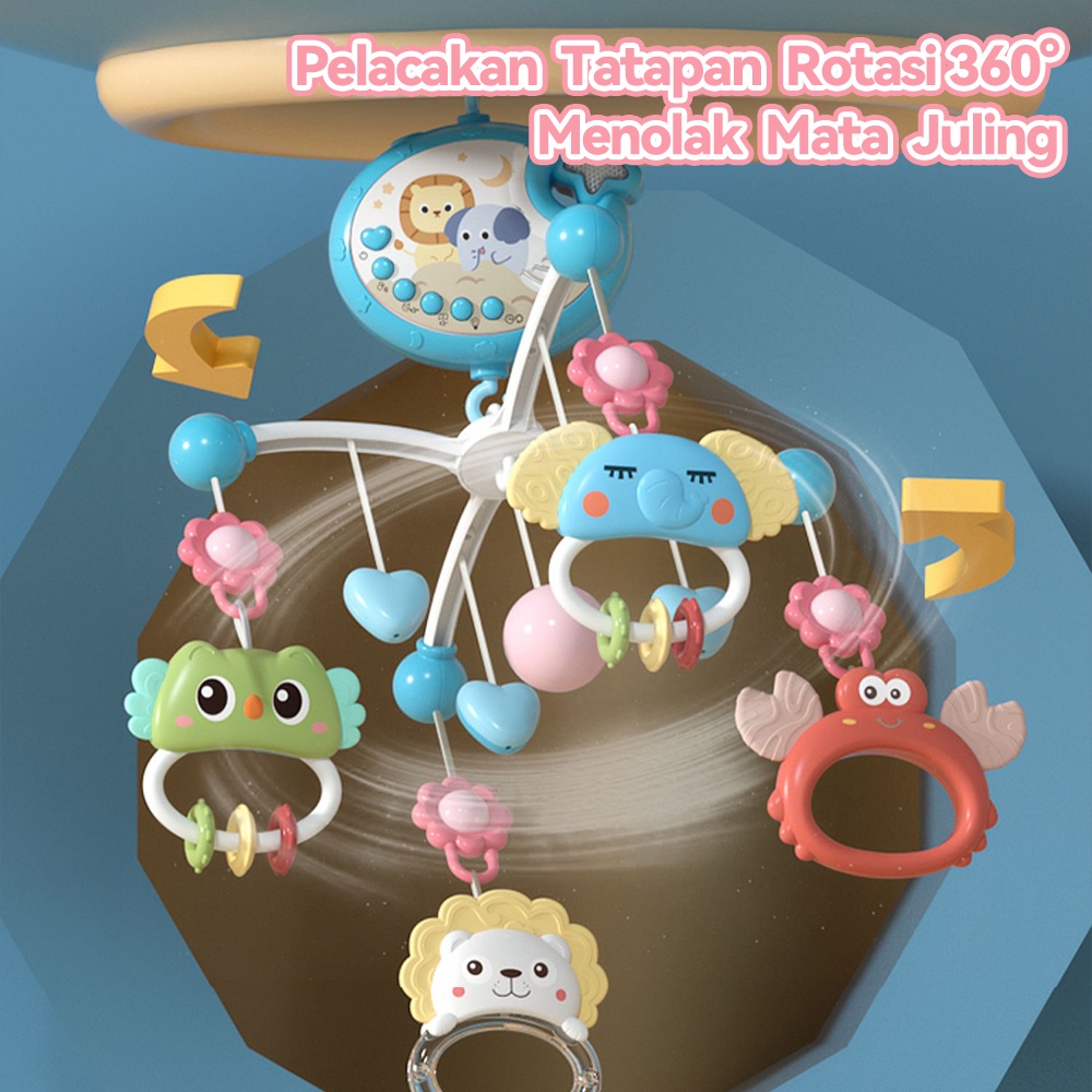 Mumystation Crib Bell Toys/Mainan Tidur Bayi Gantungan Crib Hanging Toys baby bed bell