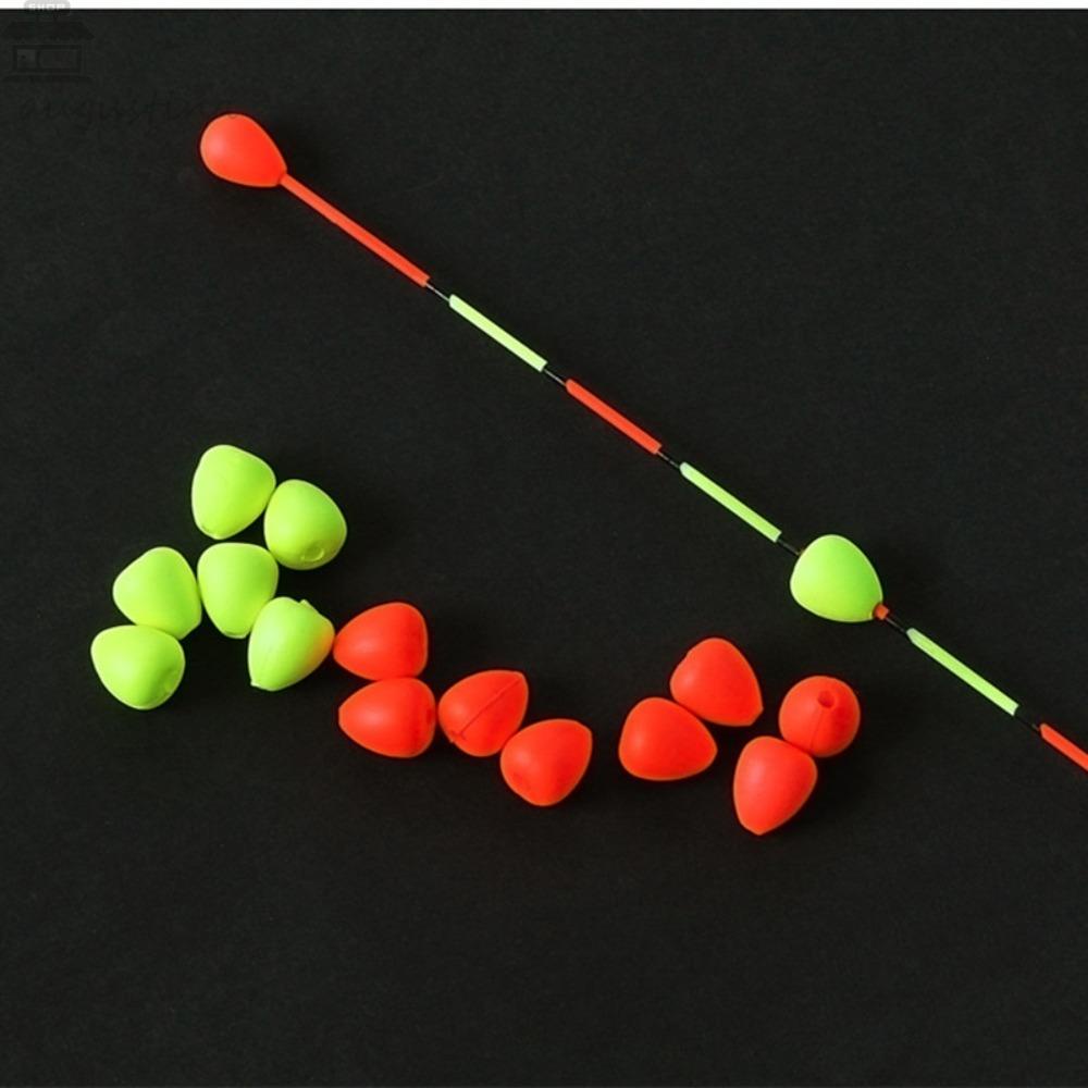 AUGUSTINA Agustinina Eye-catching Bean Bobber Indicator Alat Pancing Pelampung Benturan Busa catching Visualable Sensitive Visualable Buncis Visualable Untuk Memancing Tackle