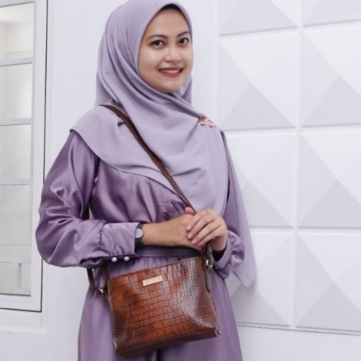 QUINTA SLINGBAG NAZILLA CROCO  TAS SELEMPANG WANITA SIMPLE MINI NEW ARRIVAL