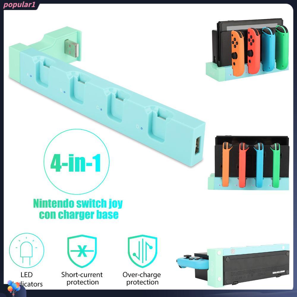 POPULAR Populer Untuk Nintendo Switch Joy-Con Aksesoris Games Home Charger Stand Untuk Nintendo Switch Joy-Con Pro