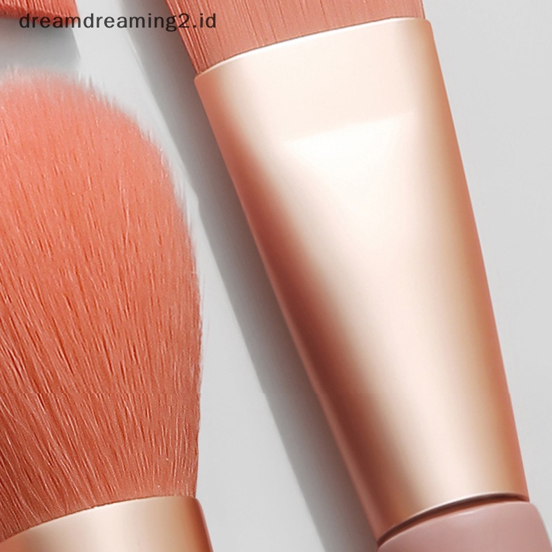(drea) 8pcs mini Morandi Color Makeup Brushes Bulu Lembut Portable Alat Kecantikan //