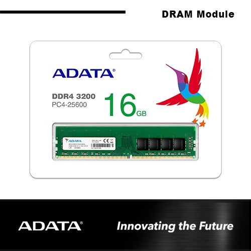 ADATA DDR4 3200MHz 16GB (1X16GB) - RAM LONGDIMM Single Channel