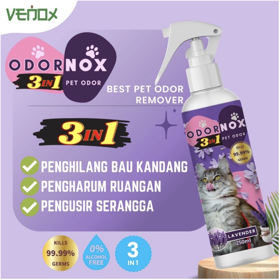 Odornox Venox Penghilang Bau Kandang Pengharum Ruangan Kandang Pet