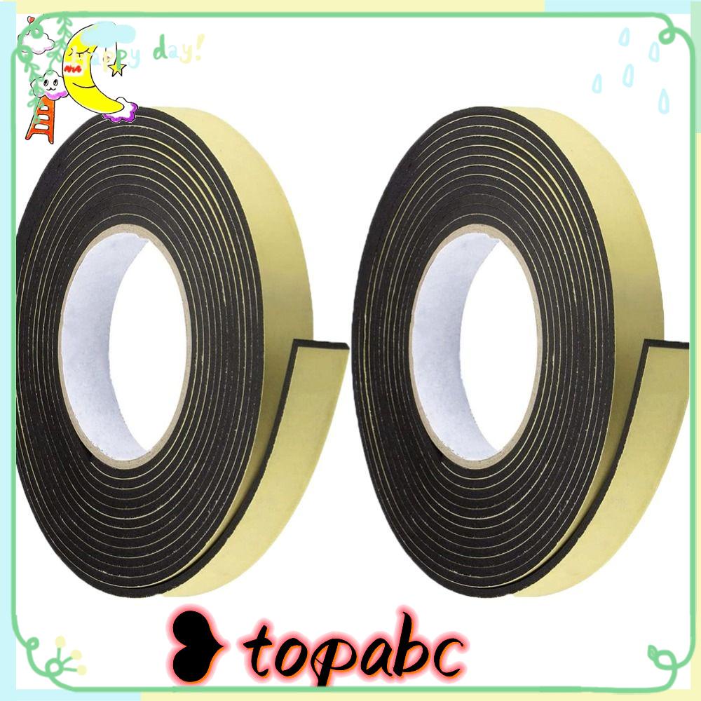 TOP 2roll Lakban Busa 0.12inch Tebal 0.4in x 33Ft Shockproof Single-Side