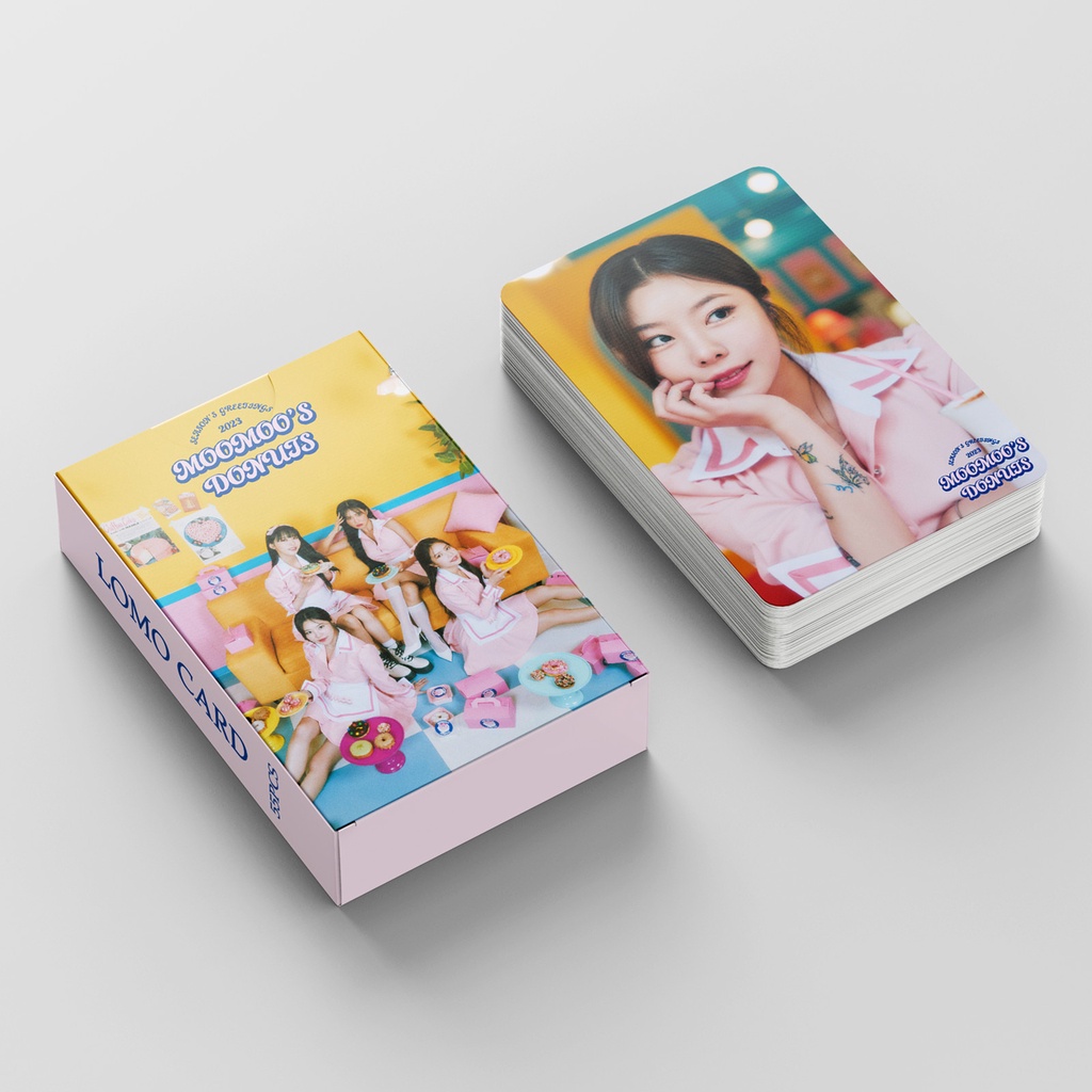55pcs /box Album Photocard MAMAMOO 2023season's Greetings Lomo Card Kpop Postcards
