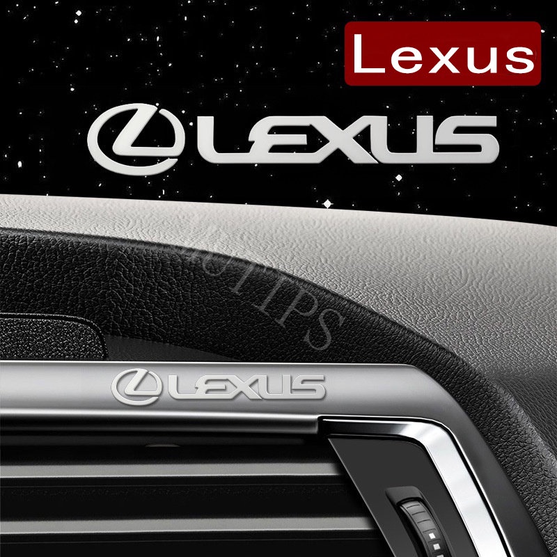 Lexus Logo Mobil Stiker Logam 3D Kreatif Dekorasi Lencana Interior Pintu Jendela Mobil Untuk CT200H NX250 rx 570 RX300 LX570 RX350 LX470 IS NX ES