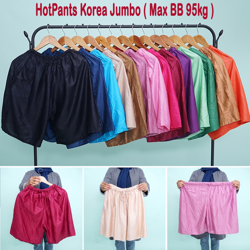 Hotpants Super JUMBO Celana Pendek Wanita Kekinian ZCP01 Bahan Super Lembut Mini Pants Korea