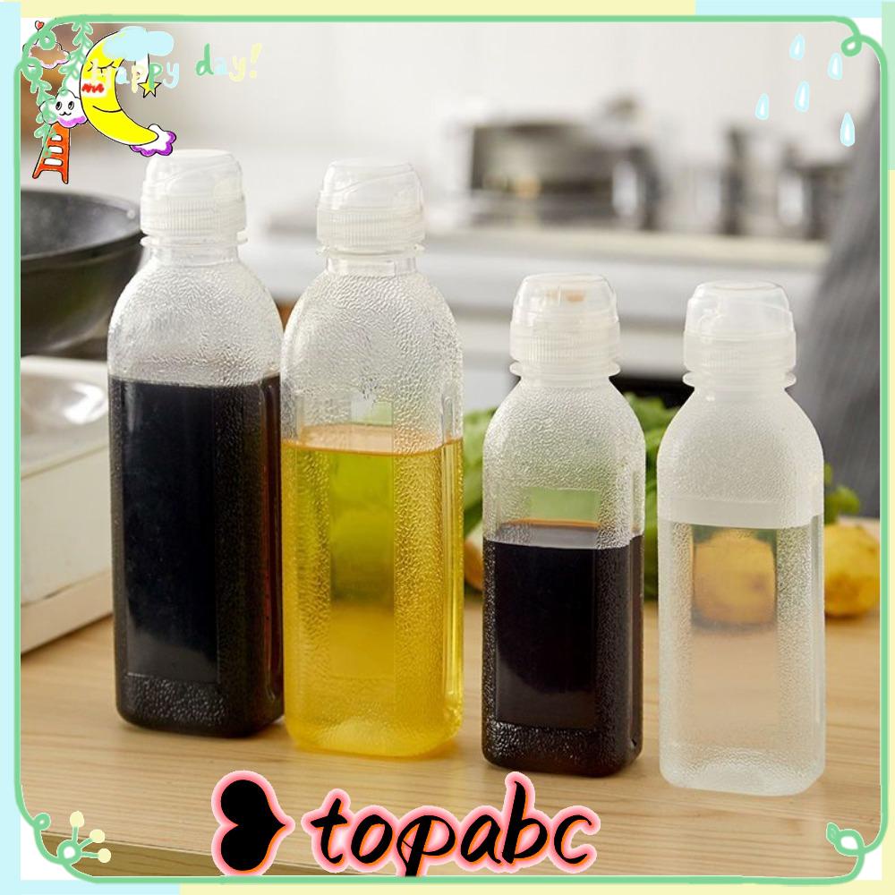 TOP 2pcs Screaming Oil Pot Bahan PP5 300ml Dengan Skala Kontrol Minyak Nyaman Penyimpanan Dapur Dengan Penutup Debu Oil Squeeze Pot