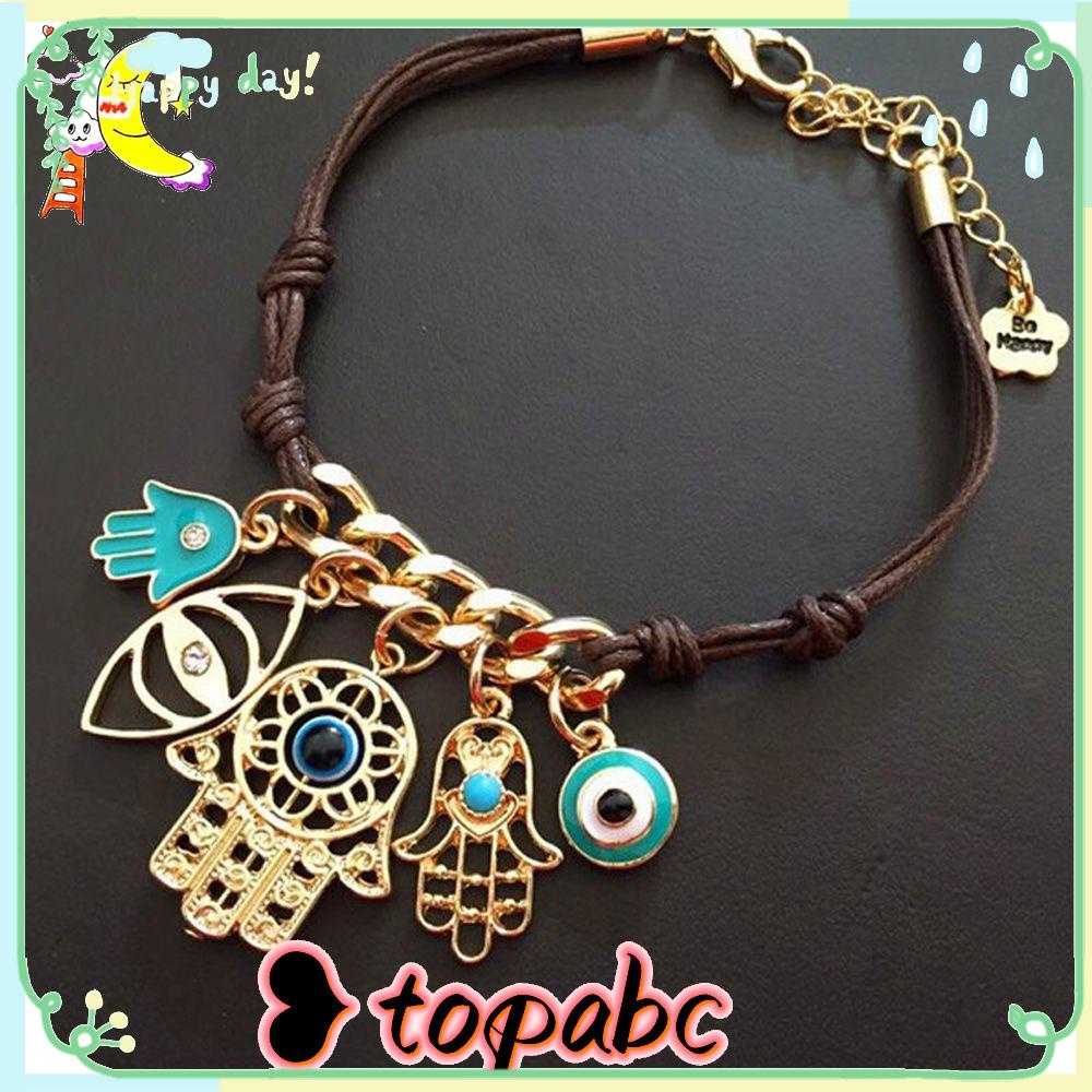 TOP Gelang Fashion Wanita Tali Tangan Fatima Hamsa