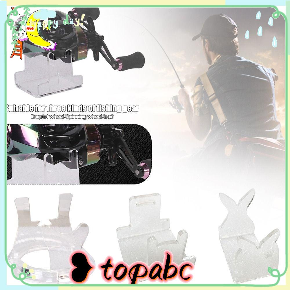 TOP Pemikat Pancing Display Tahan Lama Display Stand Akrilik Spinning Wheel Bracket