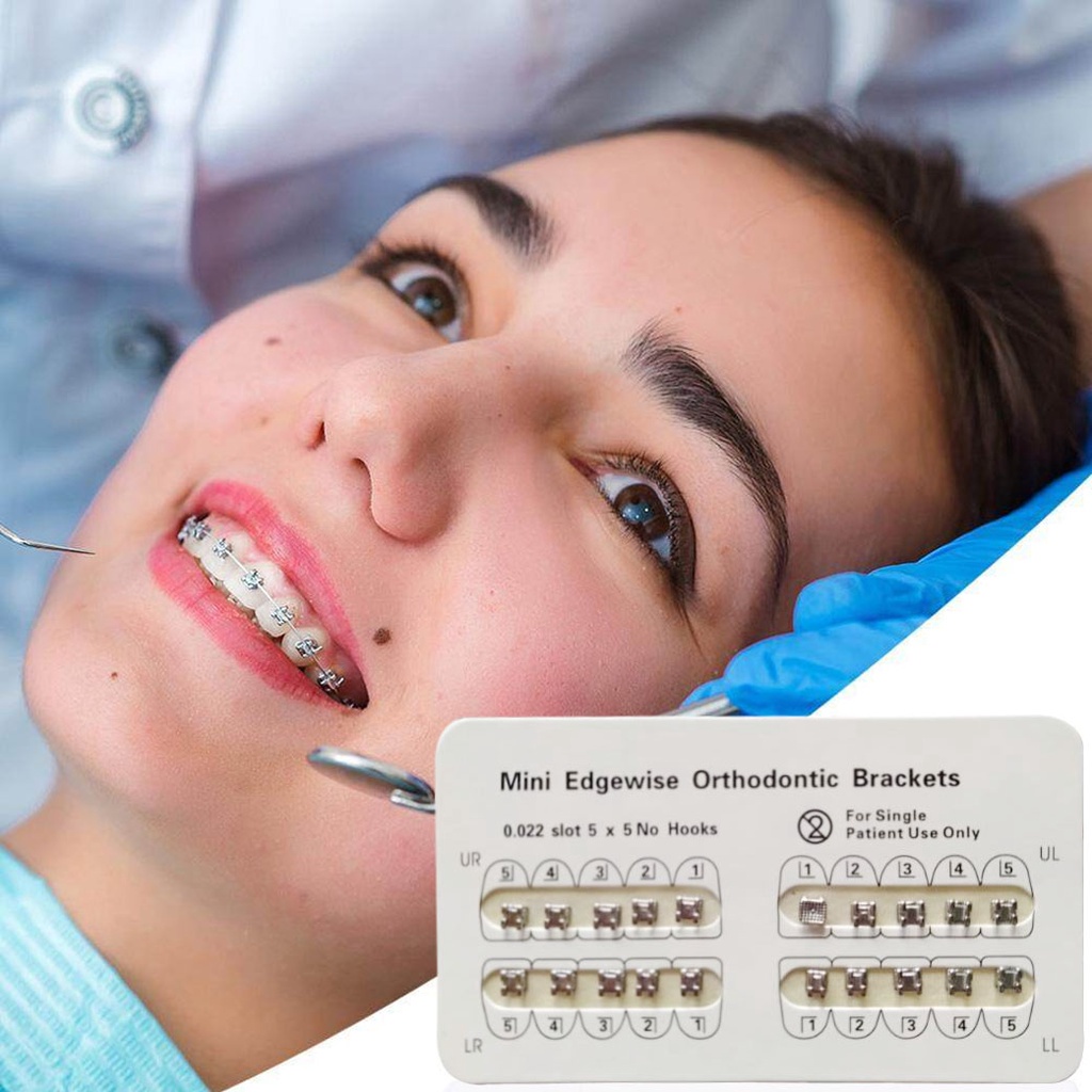 [1 Set] Bracket Gigi Atas Bawah Amplop Orthodontic Behel Gigi Bracket Amplop Orthodontic Original