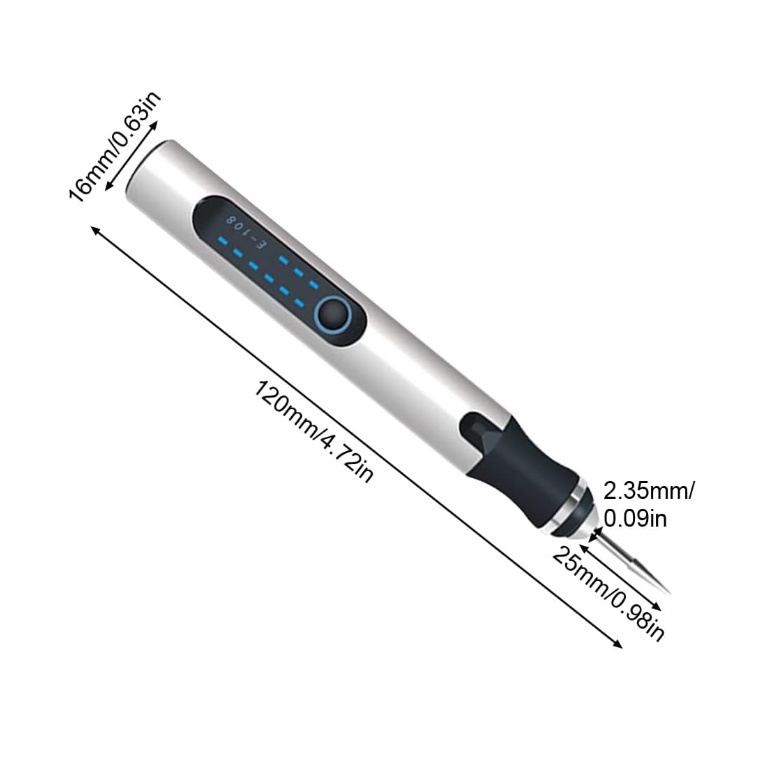 Fullset Bor Baterai Mini Mini Grinder Polishing Alat Ukir 18000 RPM - E108