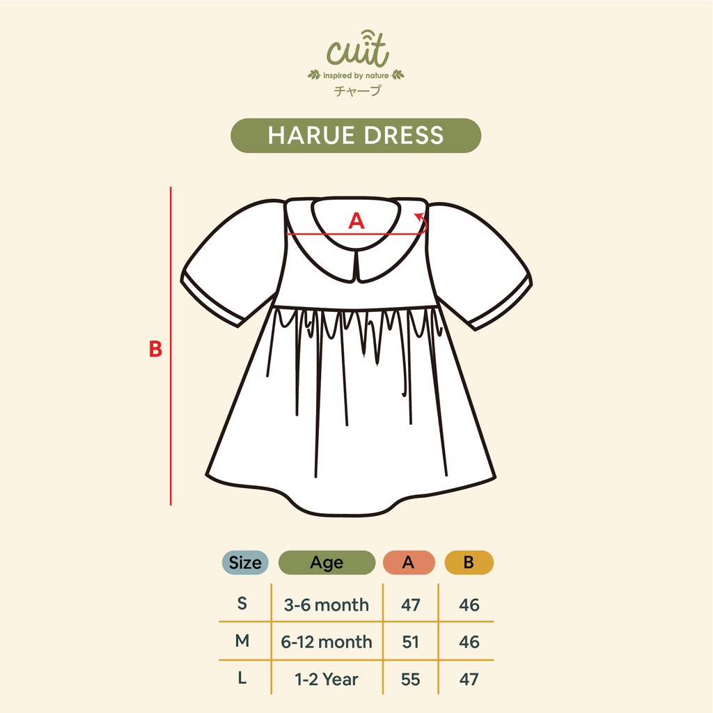 Cuit Baby Harue Collar Dress | Dress Anak