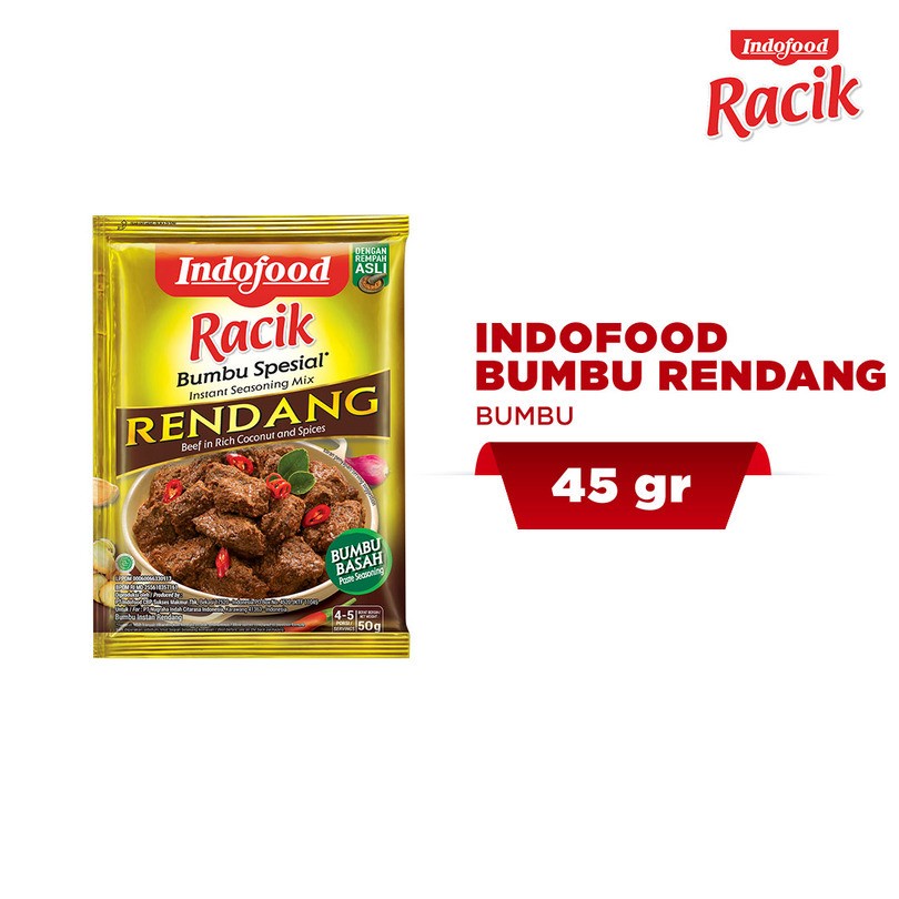 

FCW Jakbar - Bumbu Masak Instan Rendang Indofood 50 Gram