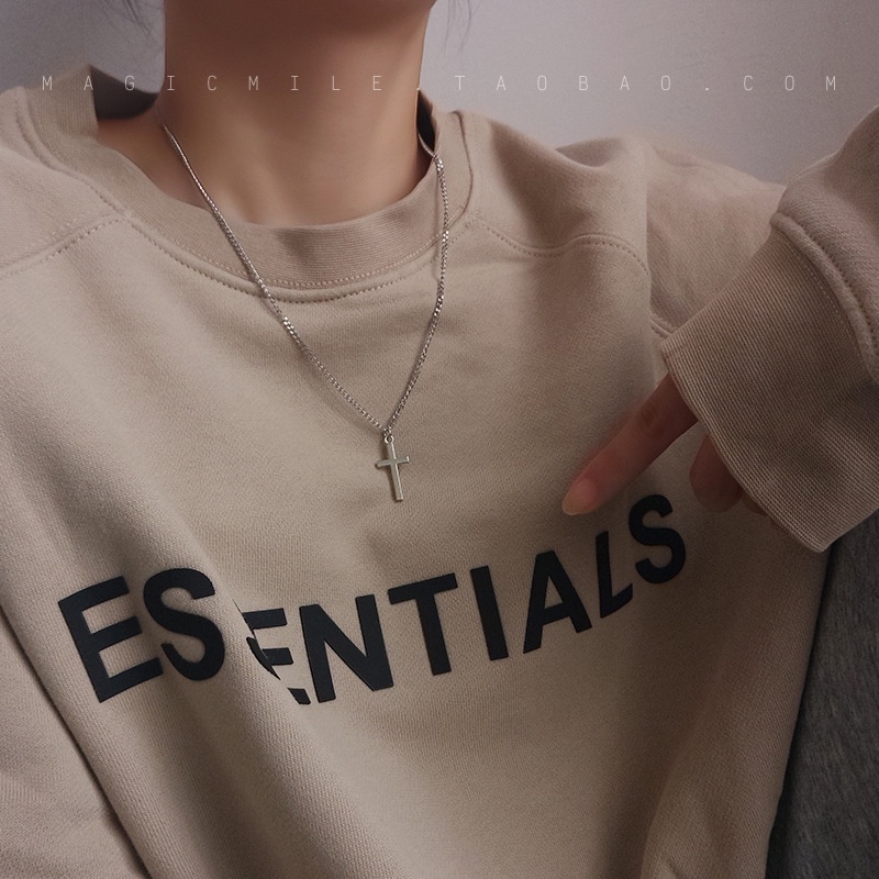 Kelinci Hip Hop Kalung Wanita Niche Desain Sweater Rantai Klavikula Rantai Trendi Panjang Sederhana All-Match