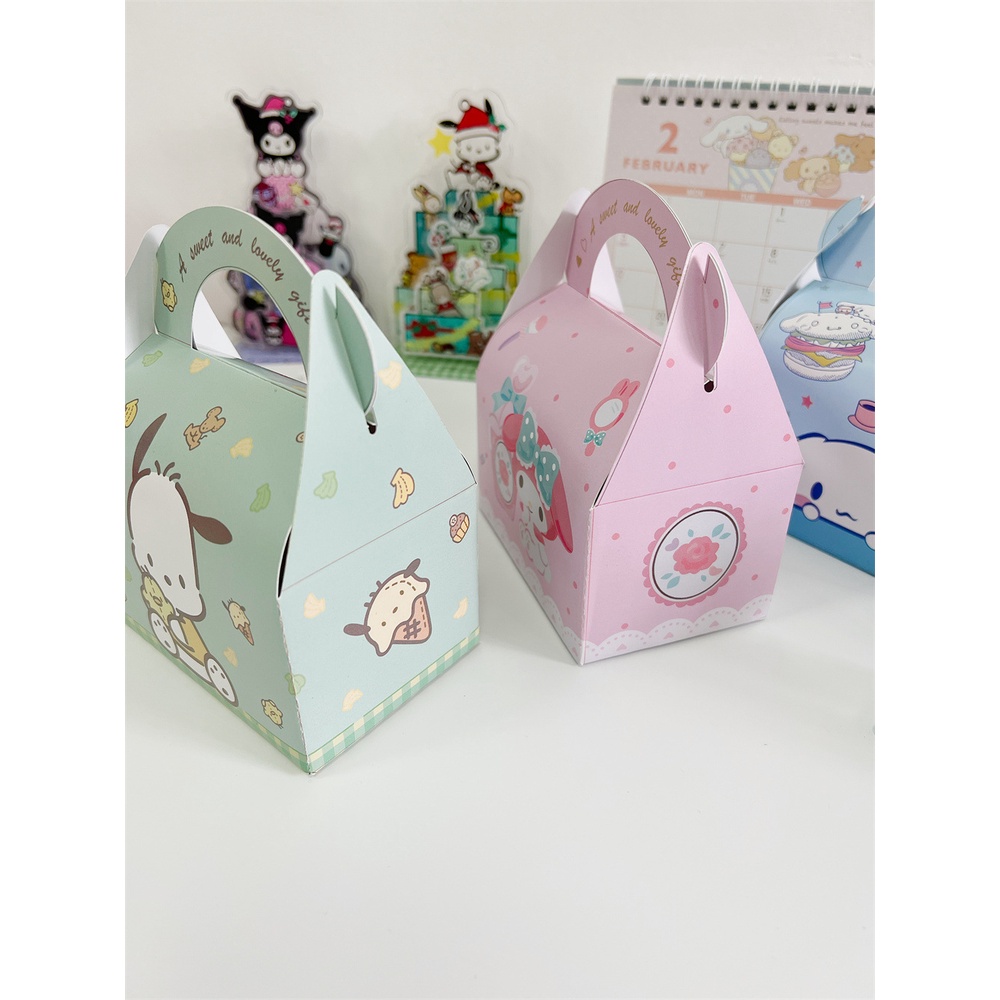 KOTAK SOUVENIR SNACK KADO SANRIO CINNAMOROLL KUROMI MELODY POCCHA / GOODIEBAG SANRIO