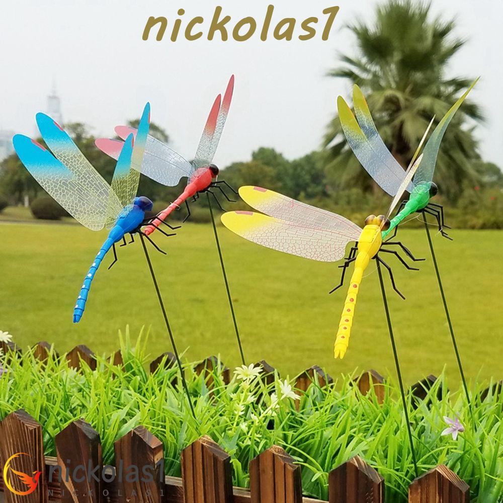 NICKOLAS1 Artificial Capung Ornamen Kreatif Dekorasi Taman Rumput