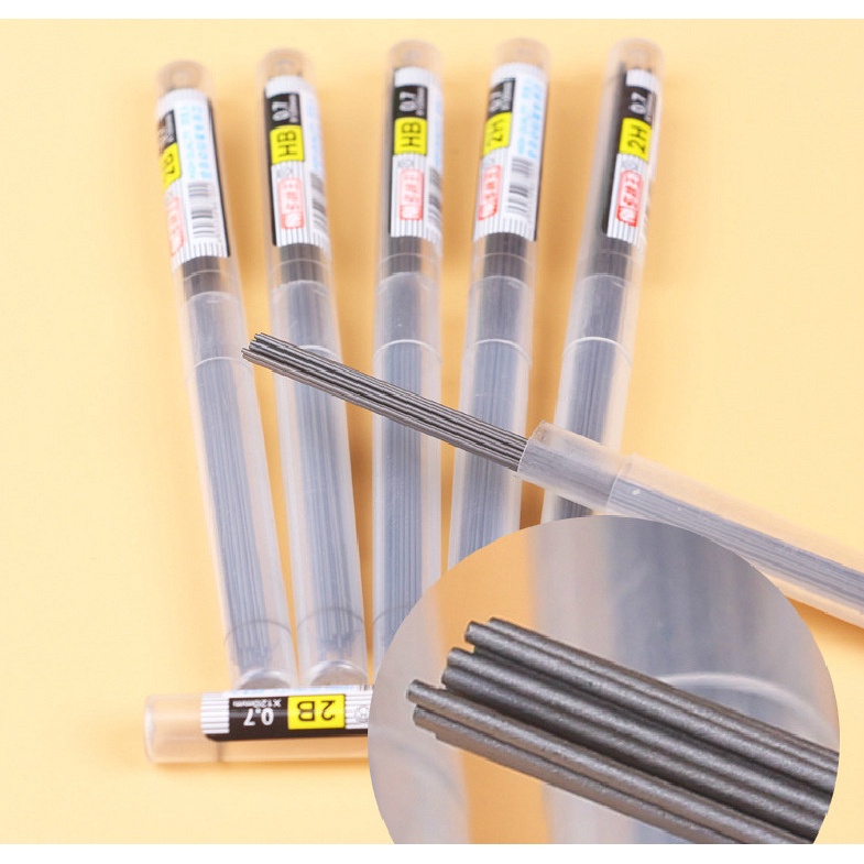 [Harga Grosir] 1pc 0.5 /0.7 /0.9mm Refill Lukisan Kapasitas Tinggi/Timah Pensil Otomatis/Inti Pengganti Pensil Tulisan/Perlengkapan Sekolah Kantor/Alat Tulis Siswa
