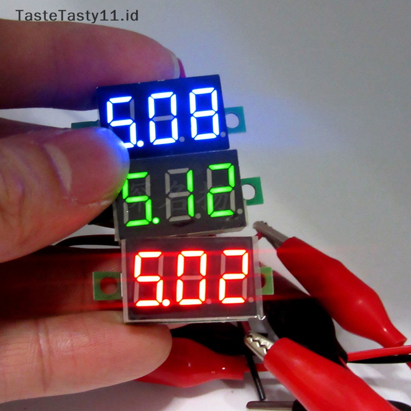 Indikator tegangan voltase digital lasikaaste naomasty ni 2.5-30 panel dessy 2kabel   .