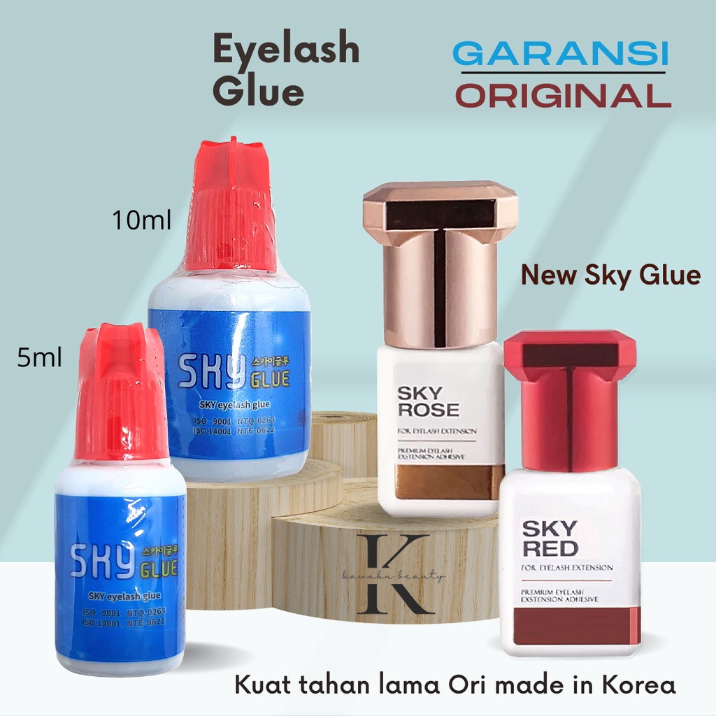 SKY GLUE S+ (Tutup Merah) ORI / Lem Bulu Mata / Eyelash Glue