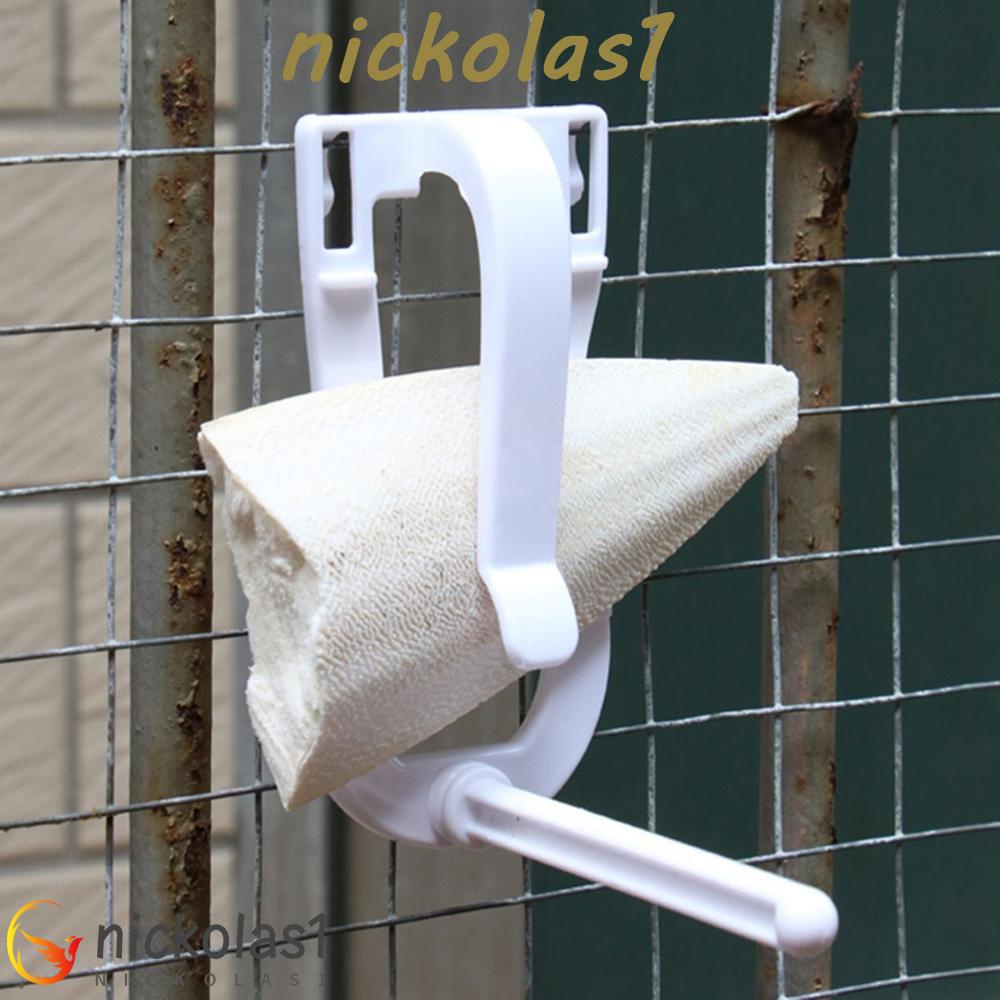 NICKOLAS1 Tempat Makanan Burung Cockatiel Conure Buah Plastik Pet Cage Aksesoris Nuri Feeder